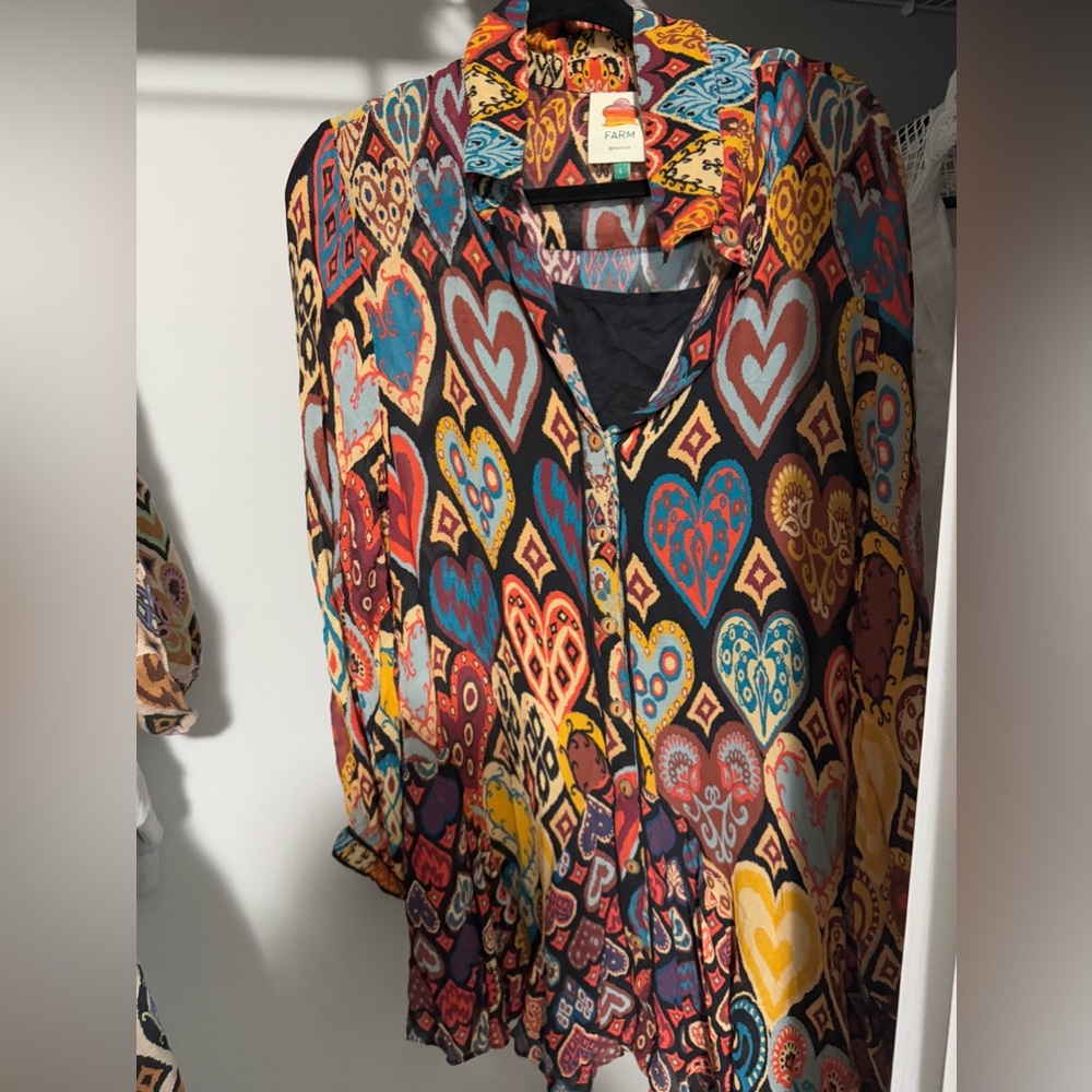 New Farm Rio shirt dress